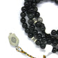 Mala en Obsidienne et Perles de Bénitier - bracelet