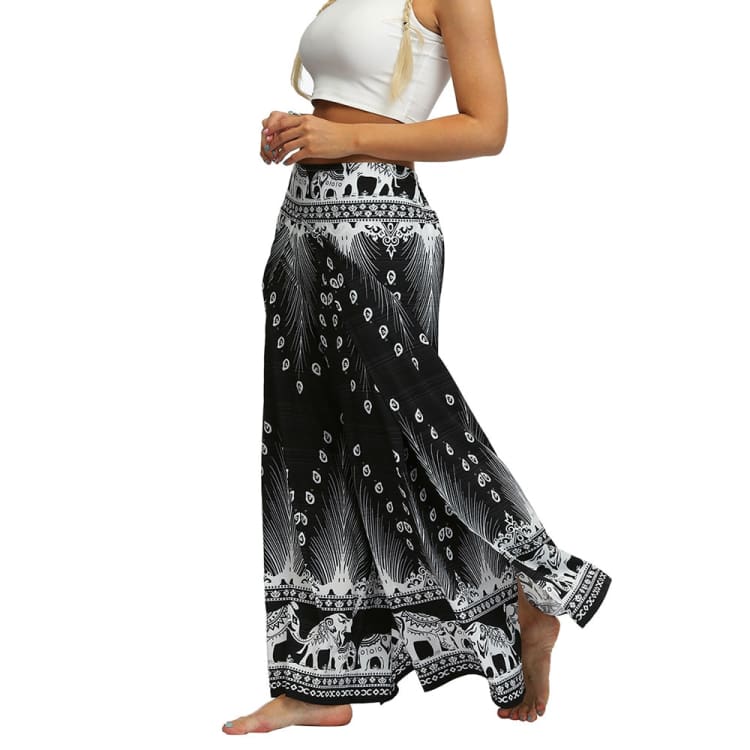 Pantalon Sarouel ’ la danse du paon’