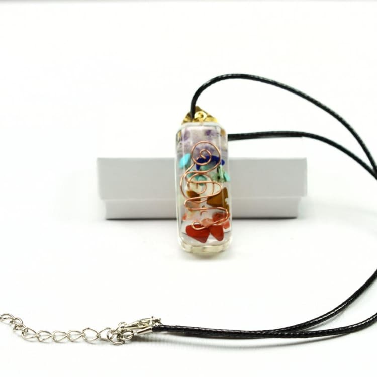 Pendentif 7 Chakras Orgonite - Pendentif
