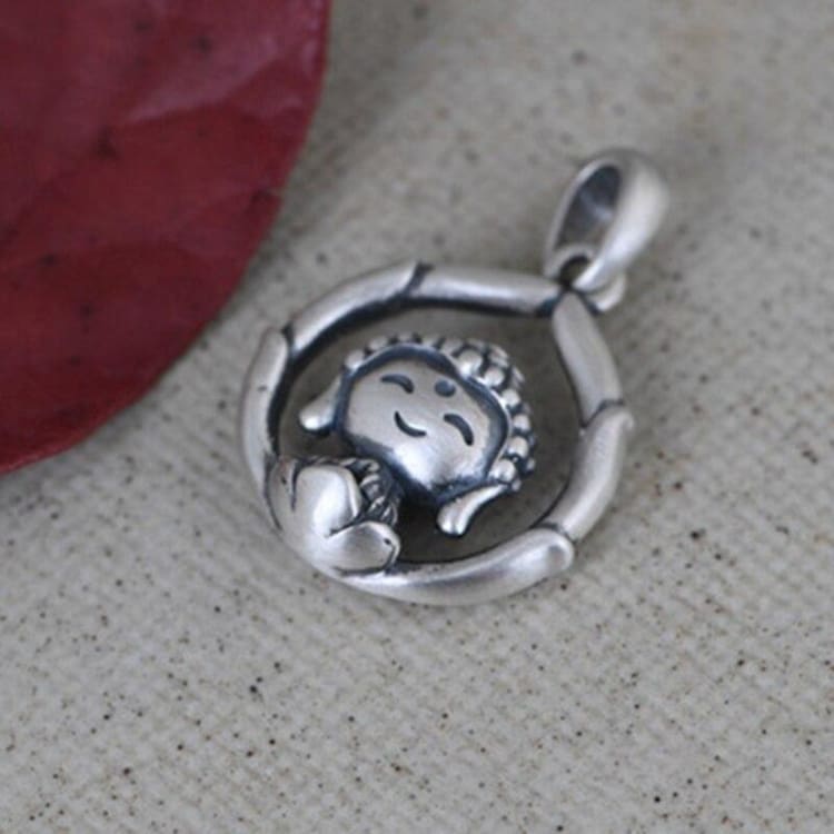 Pendentif bouddhiste ’Douceur de Vivre’ - pendentif