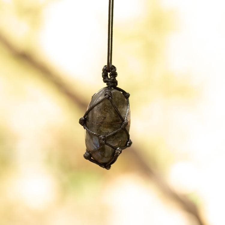Pendentif de protection en labradorite - Pendentif