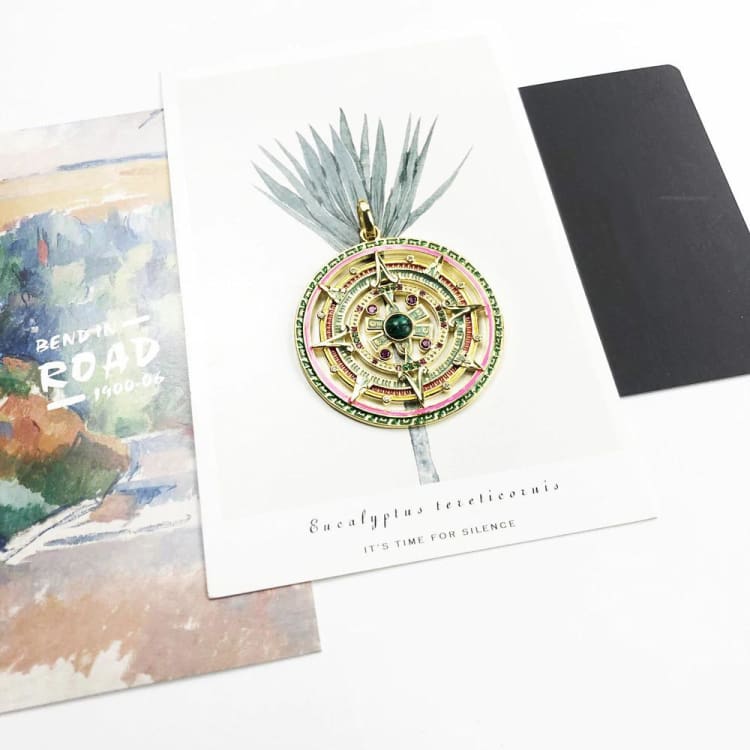 Pendentif du ’5ème Soleil Aztèque’ - pendentif