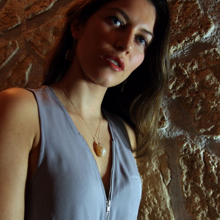 Pendentif En Citrine - Pendentif