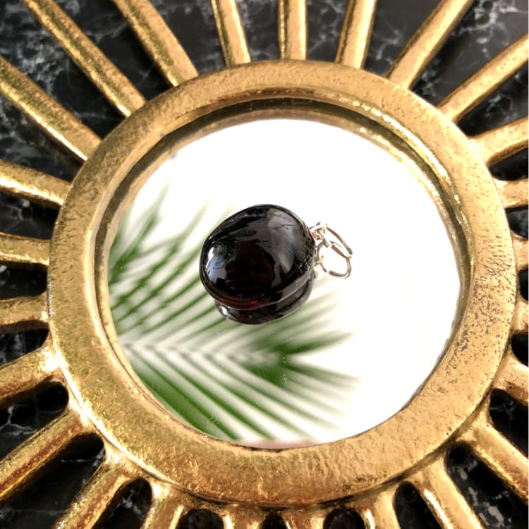 Pendentif En Grenat Rouge - Pendentif