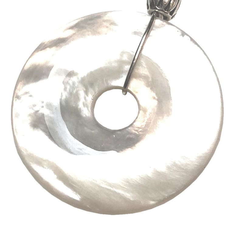 Pendentif en Nacre et Argent - Pendentif