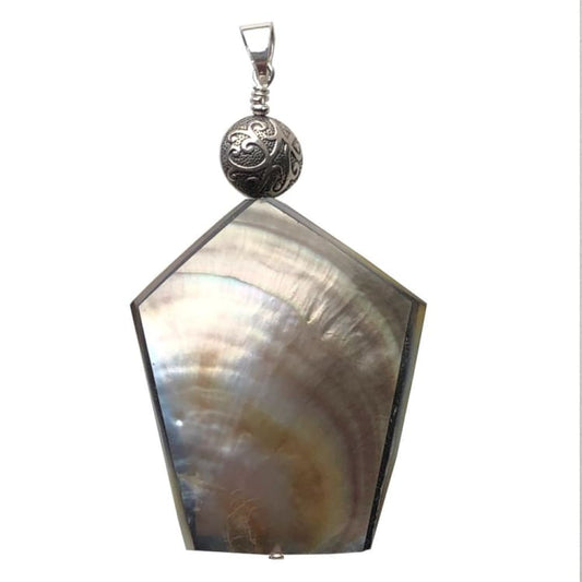 Pendentif en Nacre et Argent - Pendentif