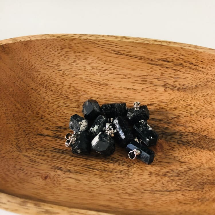 Pendentif en Tourmaline Brute - pendentif