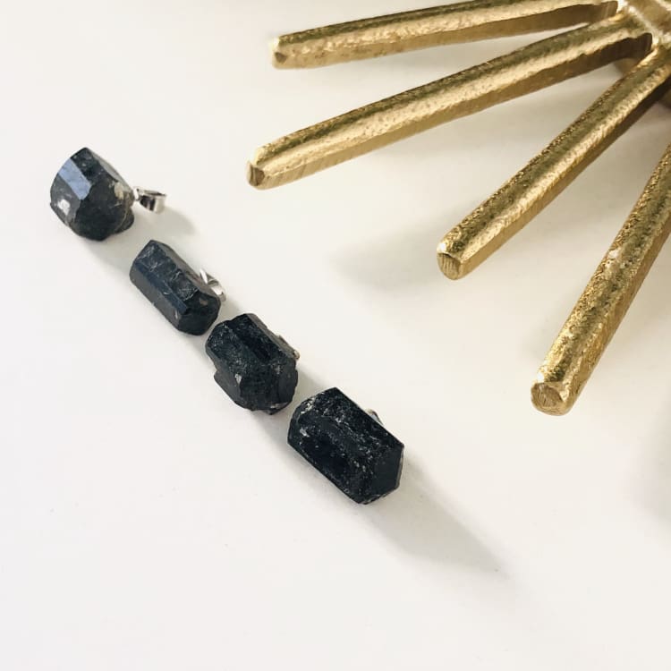 Pendentif en Tourmaline Brute - pendentif