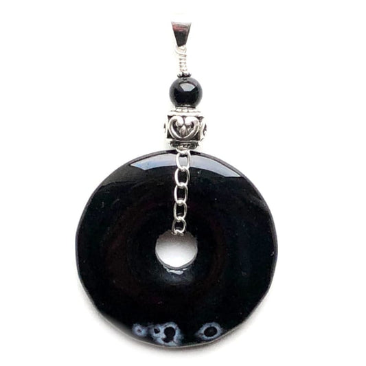 Pendentif Onyx et Argent