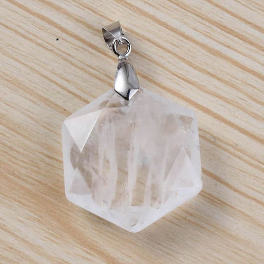 Pendentif Stellaire - Cristal De Roche - Pendentif