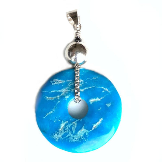 Pendentif Turquoise et Argent