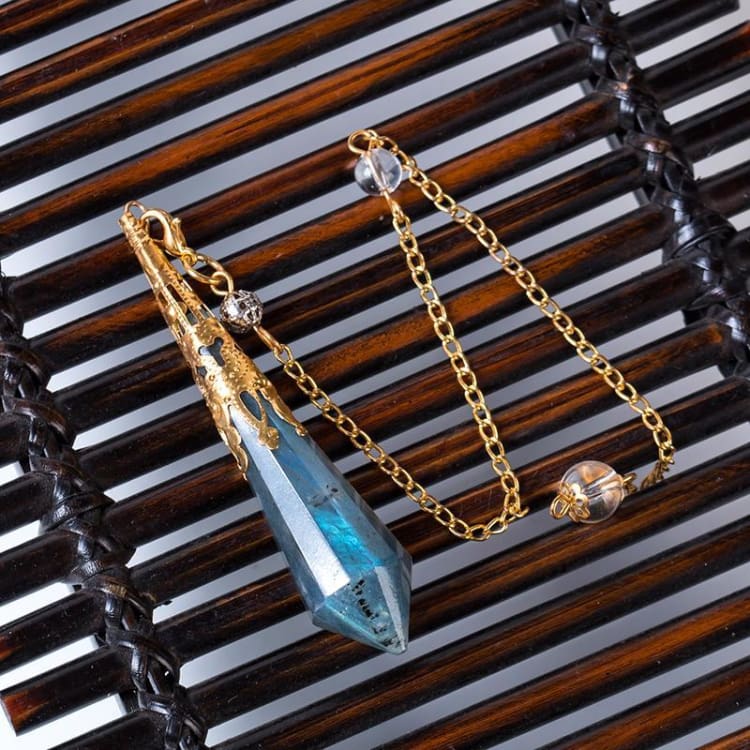 Pendule En Labradorite - Pierre