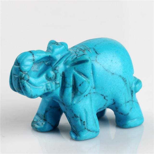 Petits Éléphants En Pierre Naturelle - Decoration