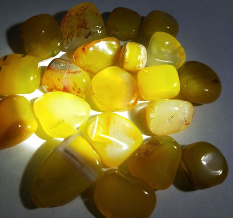 Pierre roulée en Citrine - Pierre