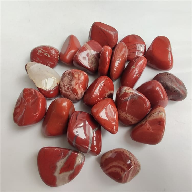 Pierre roulée Jaspe Rouge - Pierre