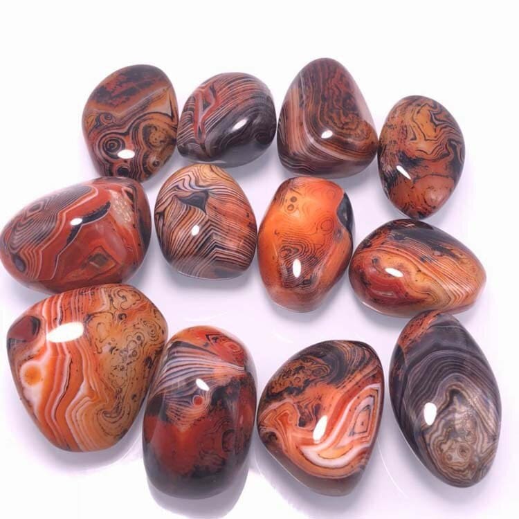 Pierre roulée Sardonyx en Agate - Pierre