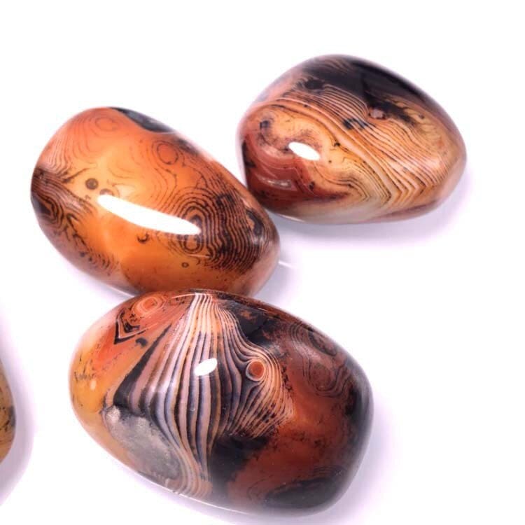 Pierre roulée Sardonyx en Agate - Pierre
