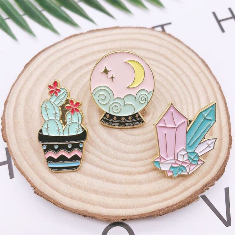 Pins ’Inspiration Crystals’ - Décoration