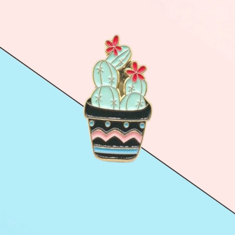 Pins ’Inspiration Crystals’ - Cactus - Décoration
