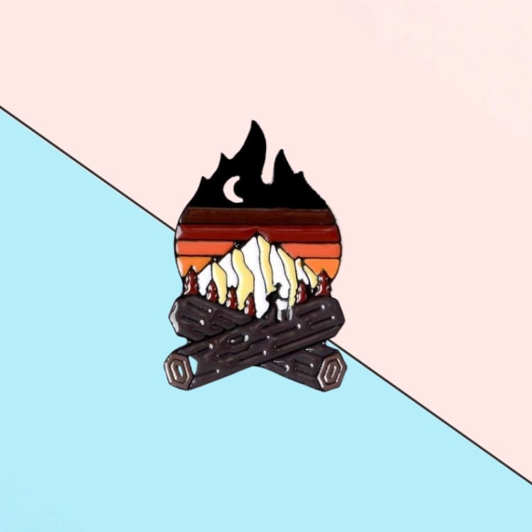 Pins ’Inspiration de la Nature’ - Feu de Camps - Décorations