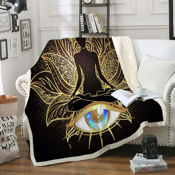 YISUMEI - Couverture Polaire Douce - Les Rituels De Cthulhu, Jeté De Lit Pour Canapé Ou Lit, Coton Mélangé, Couleur 1, 125 X 150 Cm - 3