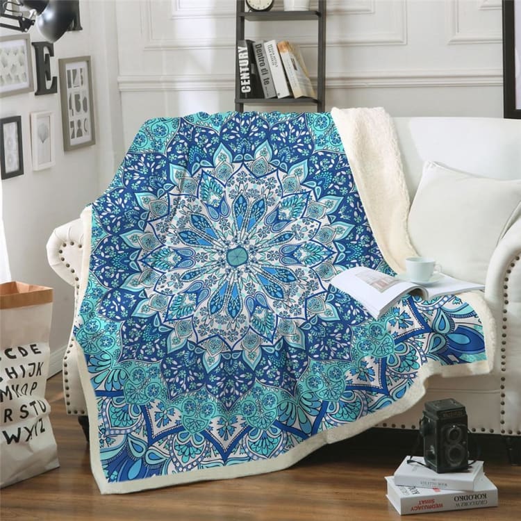 Plaid Douillet En Polaire Mandala Dream - Decoration