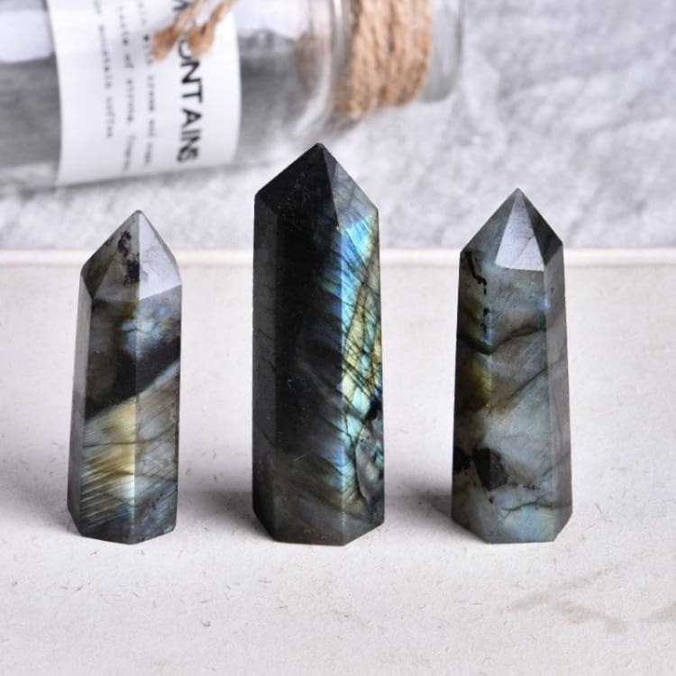 Pointe de Labradorite - decoration