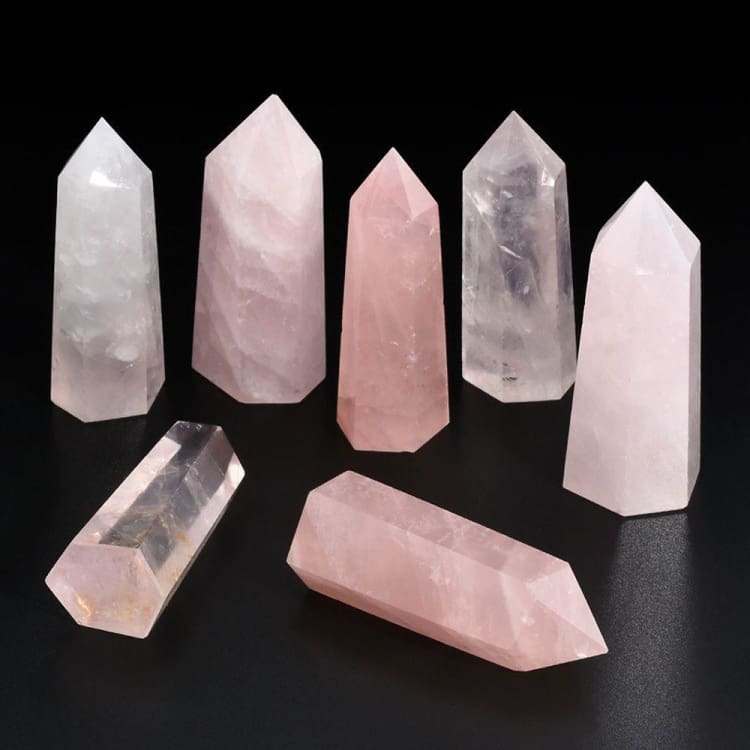 Pointe de Quartz Rose - decoration