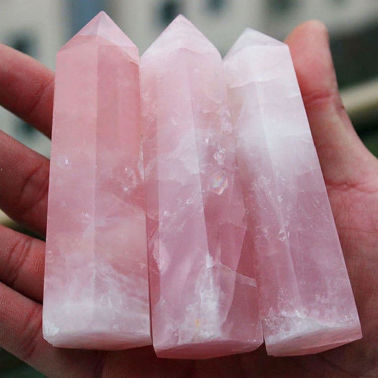 Pointe de Quartz Rose - decoration