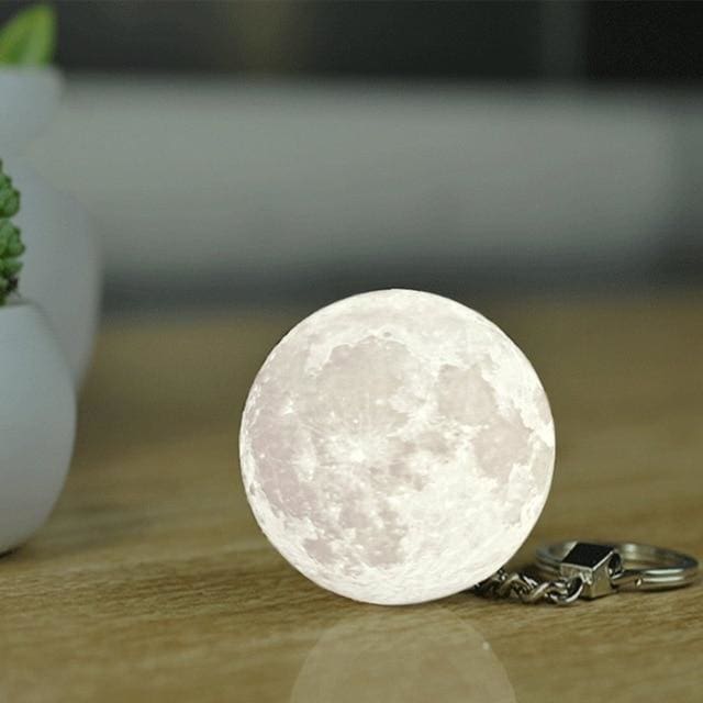 Porte-Clés Lune Lumineux - Decoration