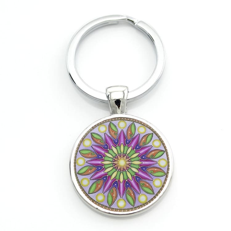 Porte-clés Mandala - Vert Clair - Décorations
