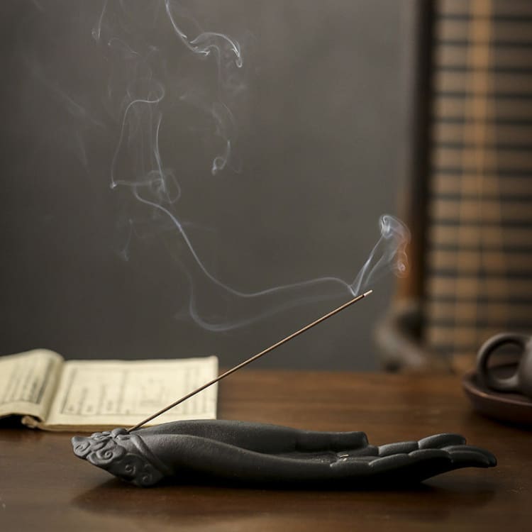 Porte-encens ’La Main de Bouddha’