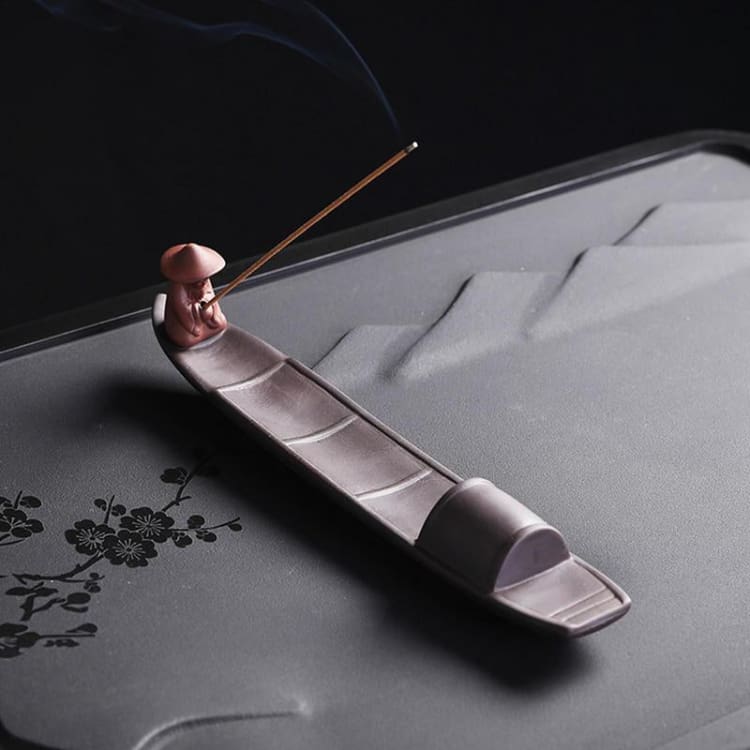 Porte encens pêcheur japonais - Décoration