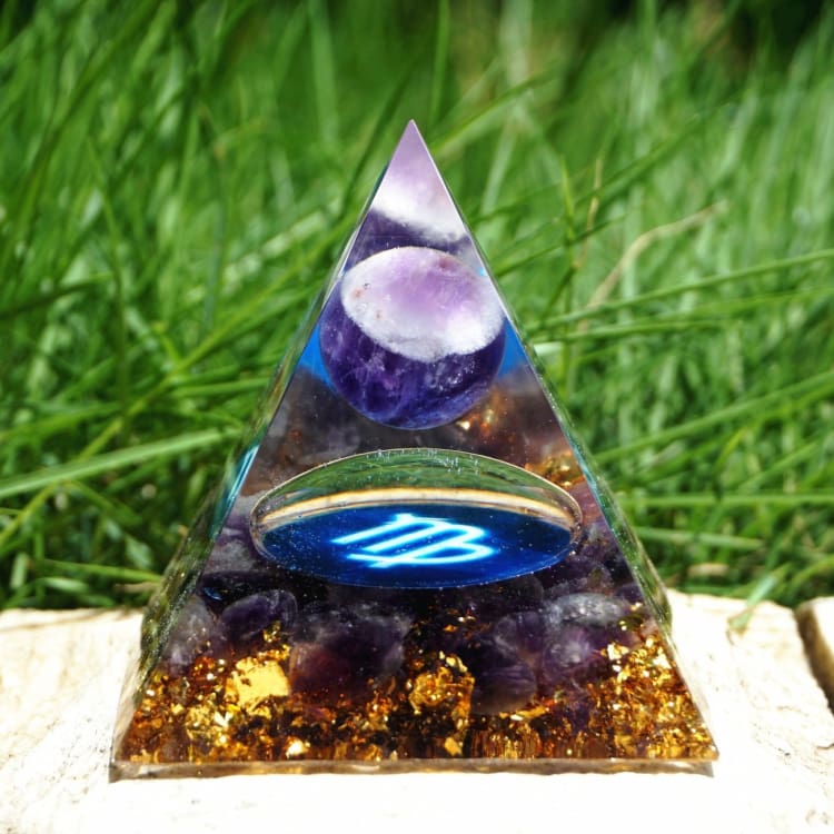 Pyramide du Zodiac en Orgonite symbole de la Vierge