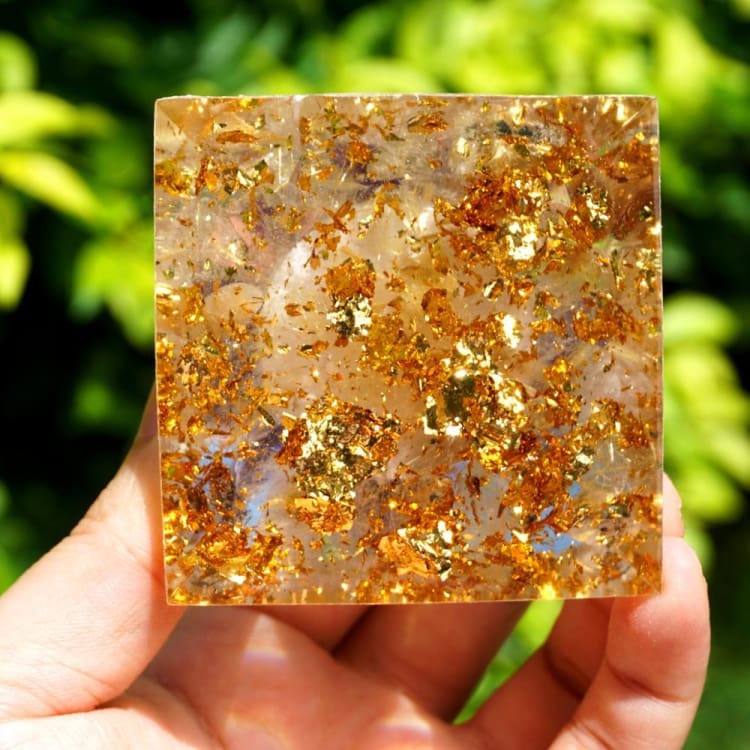 Pyramide du Zodiac en Orgonite symbole de la Balance - Décoration