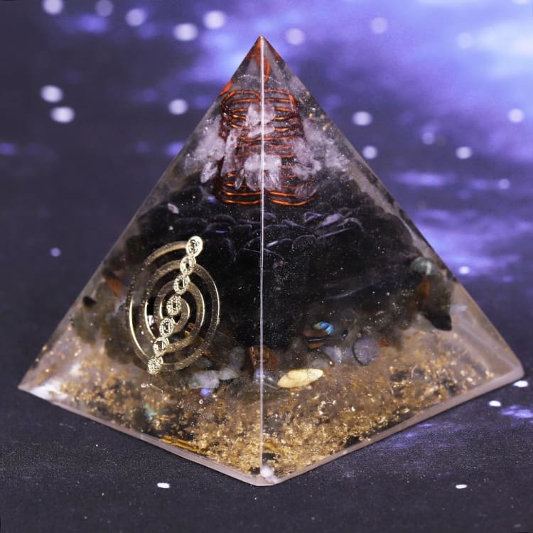 Pyramide Orgonite Protection contre les esprits - decoration