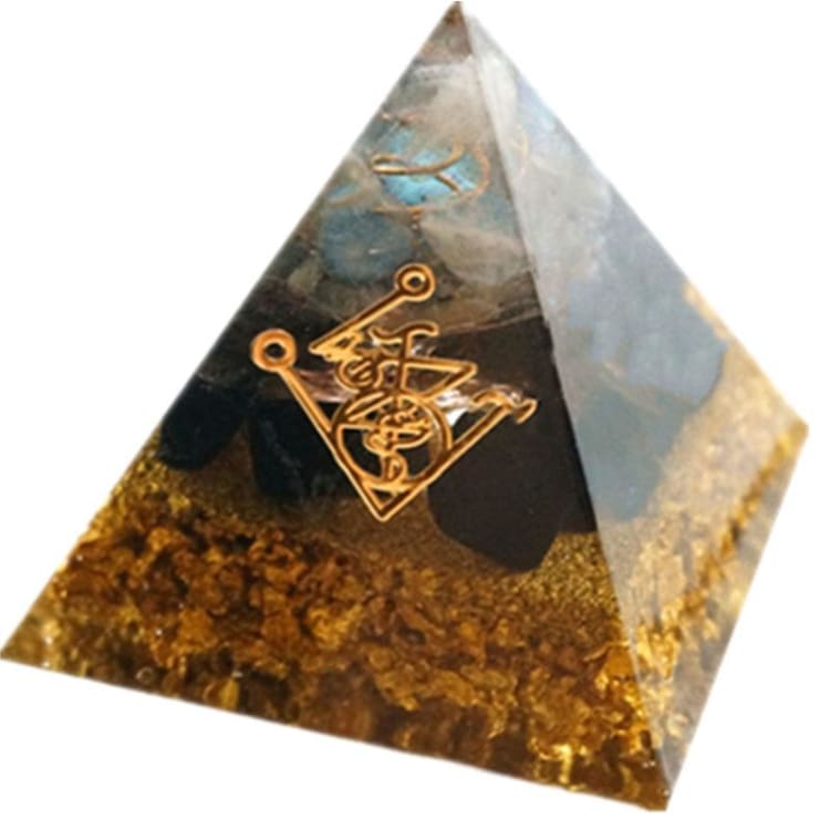 Pyramide Orgonite Protection et Purification - decoration