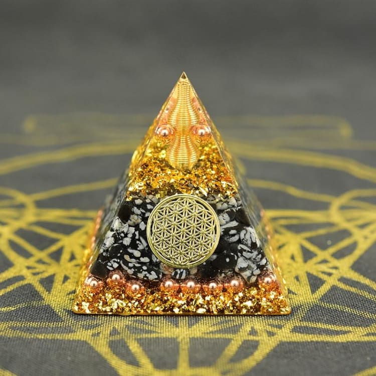 Pyramide Orgonite ’Relaxation et Protection’