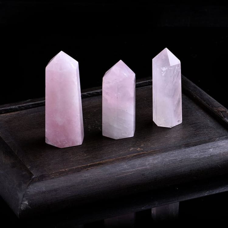 Quartz Rose en pointe