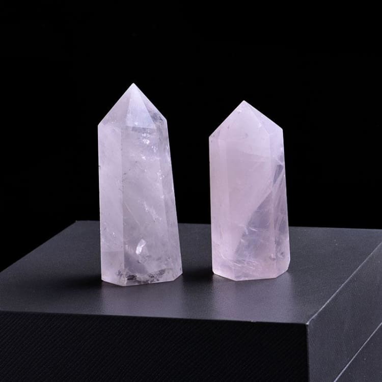 Quartz Rose en pointe