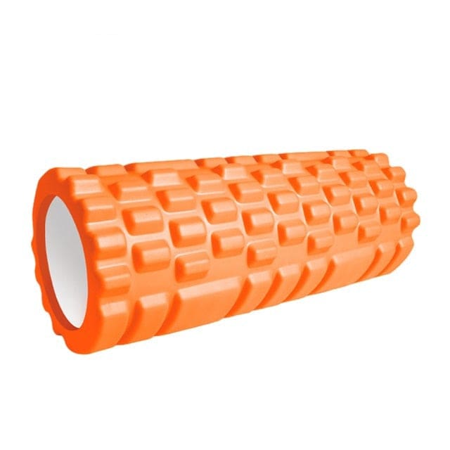 Rouleau de massage en mousse pour le dos - Yoga - Orange