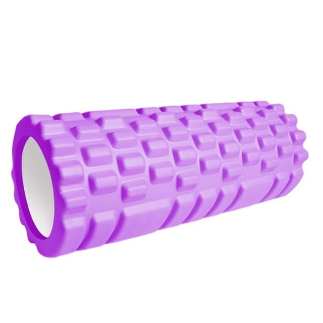 Rouleau de massage en mousse pour le dos - Yoga - Violet