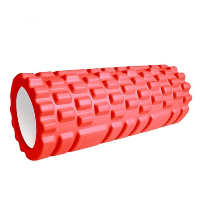 Rouleau de massage en mousse pour le dos - Yoga - Rouge