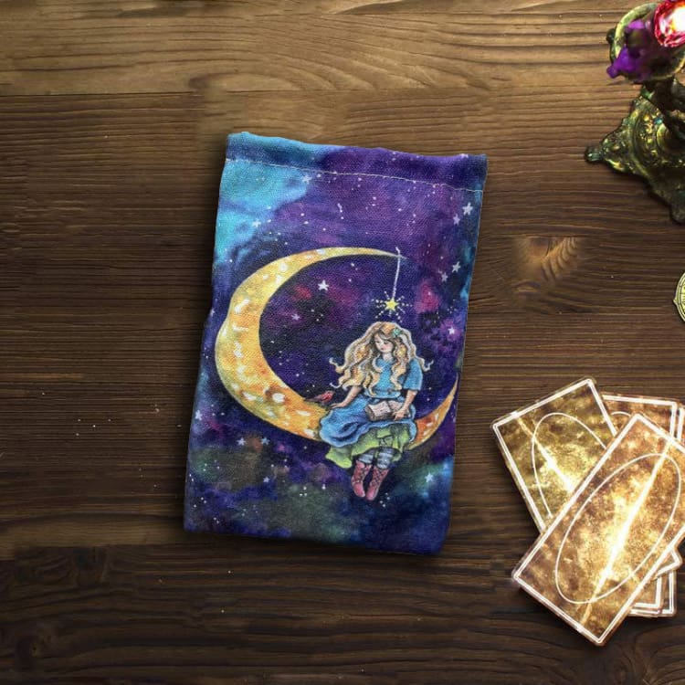 Sac de Cartes de Tarot - Petite fille de la Lune