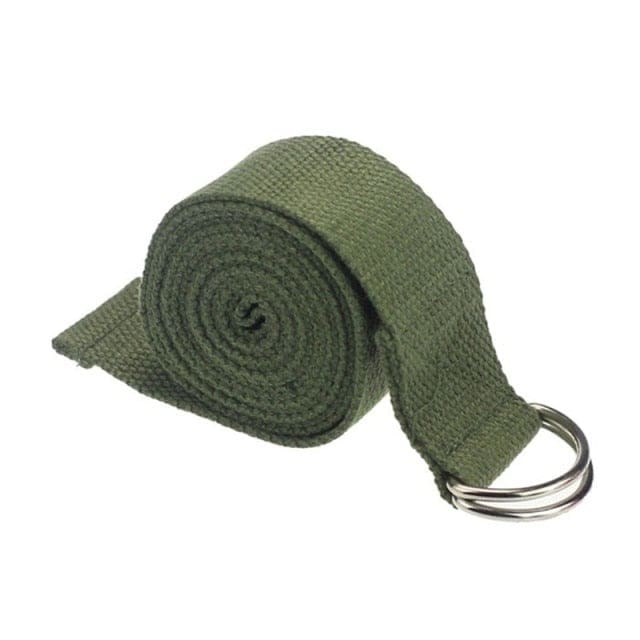 Sangle de Yoga en coton durable - Vert Image