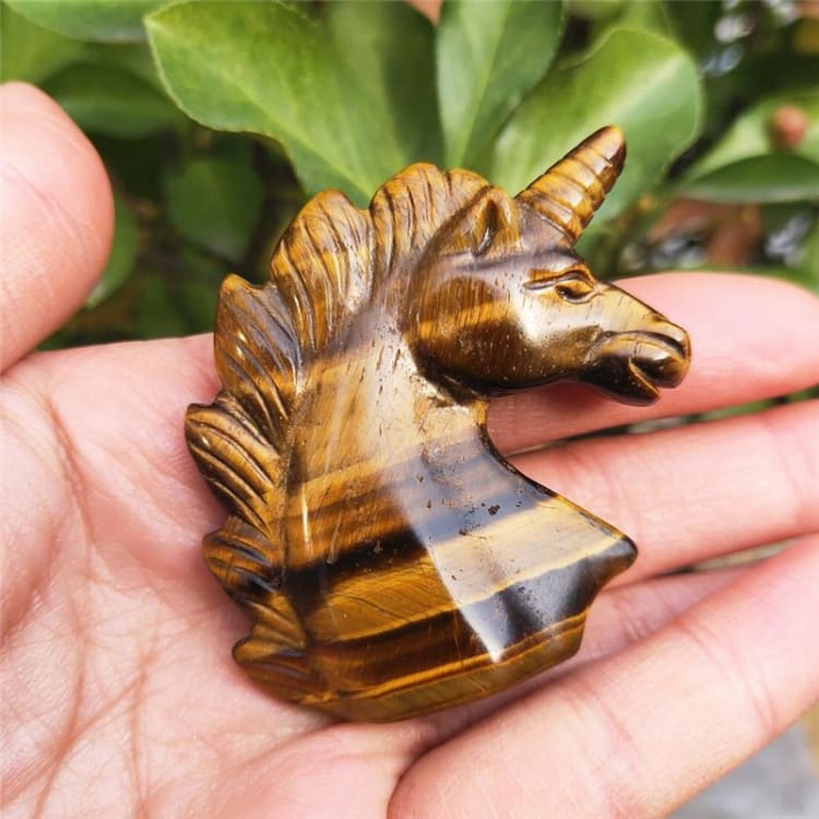 Statue de licorne en il de tigre - decoration