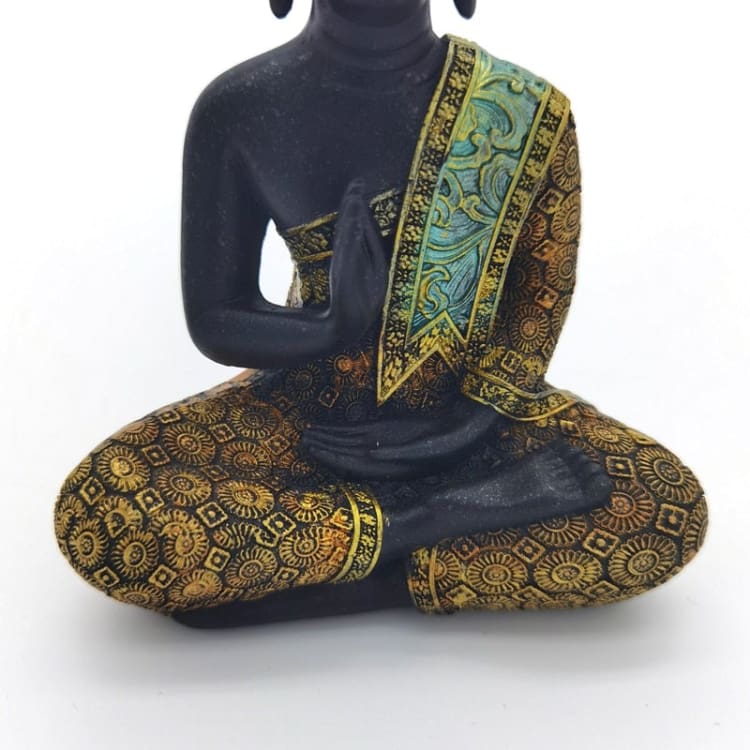 Statuette de Bouddha Style colorée - Abhaya Mudrā