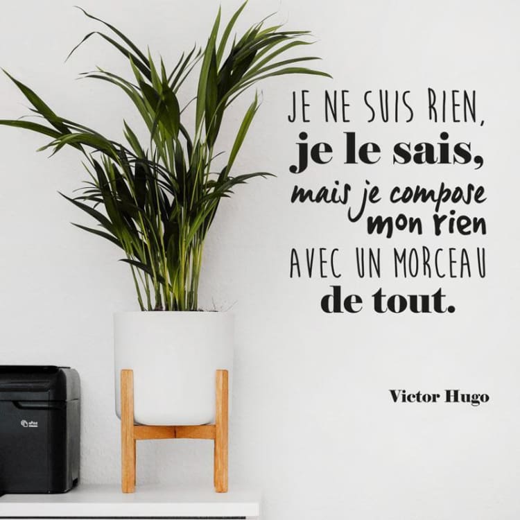 Stickers Victor Hugo - autocollant