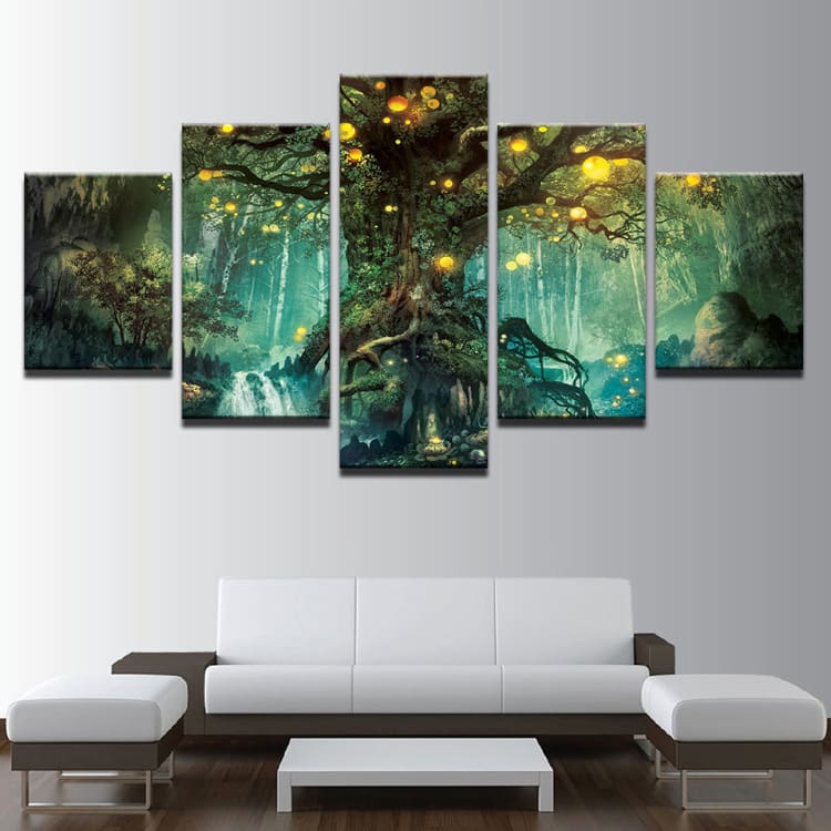 Tableau arbre de vie ambiance zen - Toiles
