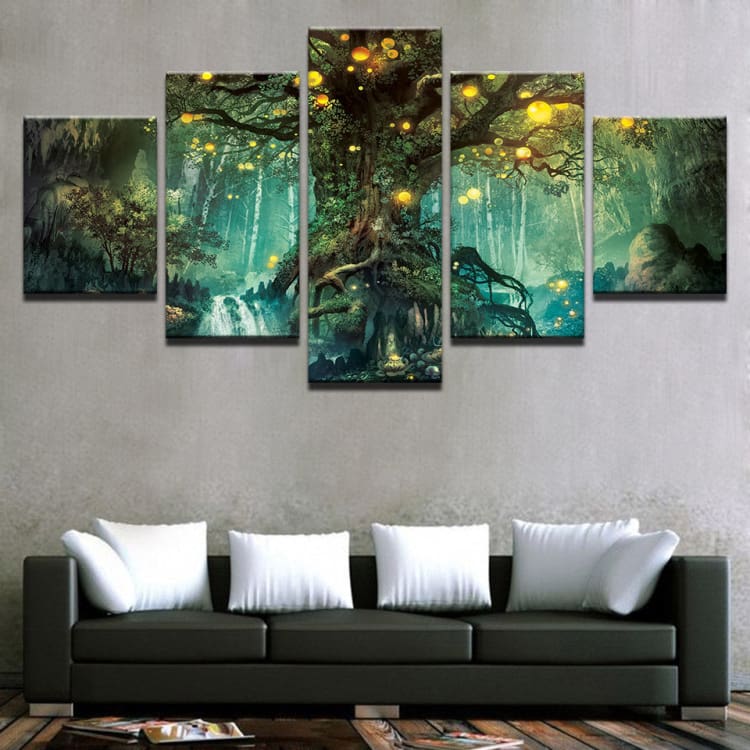 Tableau arbre de vie ambiance zen - Toiles